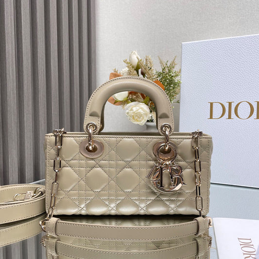 Dior Lady D-joy Bag Beige Color