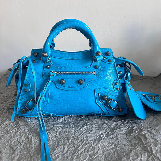 Balenciaga Neo Cagole Bag Blue Color