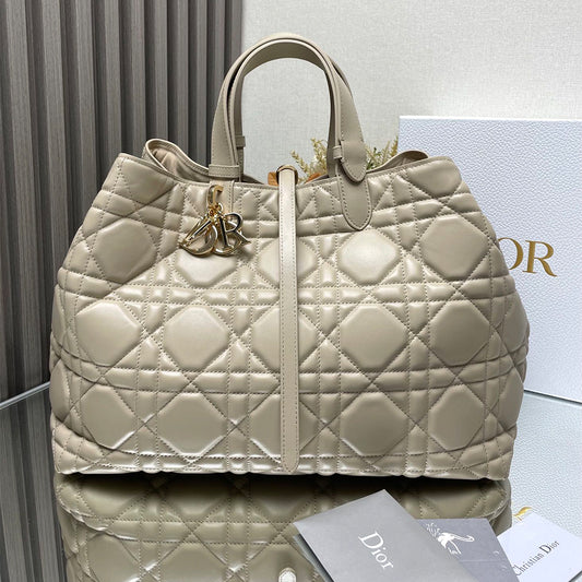 Dior Toujours Bag Large  Medium Small Size Beige Color