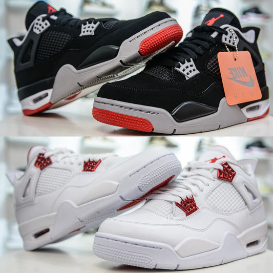 Nike Air Jordan 4 Retro Bred Shoes