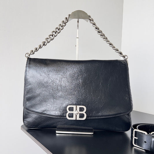 Balenciaga BB Solt Bag Black Color