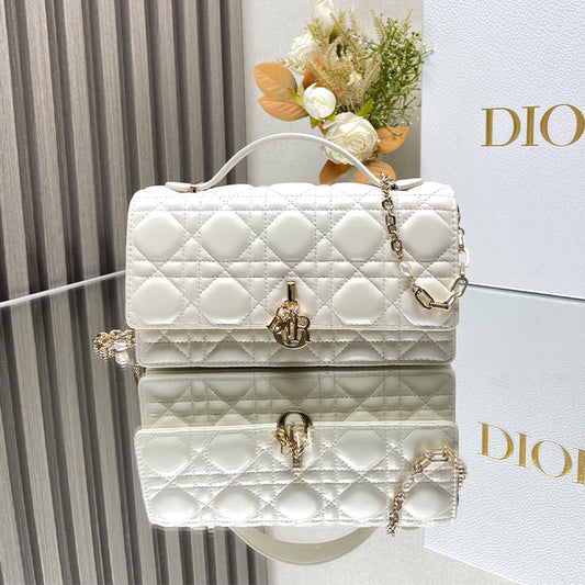 Lady Dior Bag White Color