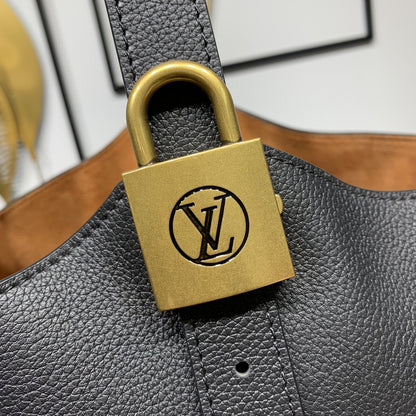 Louis Vuitton LV Low Key Hobo Bag M24856 Black Color