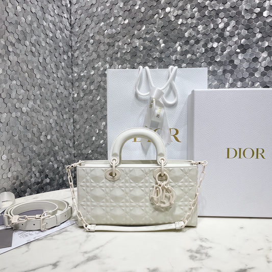 Dior Lady D-Joy Bag White Color 0540
