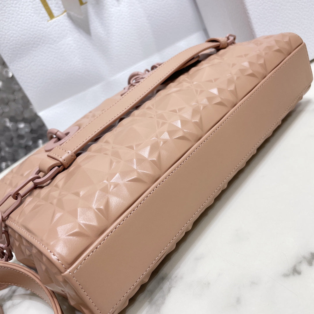 Dior Lady D-Joy Bag Pink Color 0540