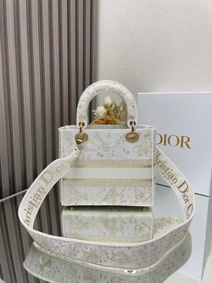 Dior Christian Bag Gold Butterfly Color